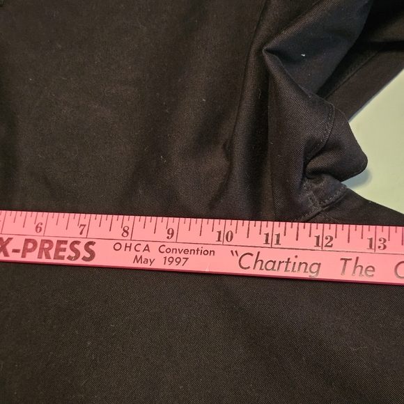 McGuire Black High Rise Side Zip Black Flare Sailor Pants Size 30 - Picture 11 of 15